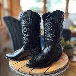 Black Western Cowboy Boots
